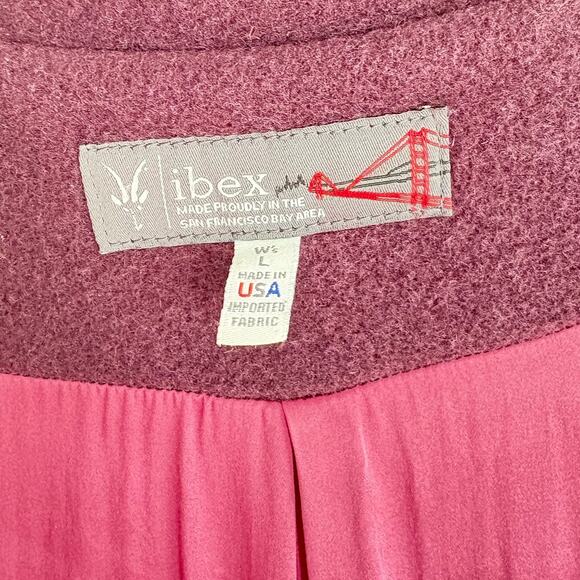 Merino Wool IBEX Lexie Full Zip Coat Winter Wool Wear Medium /Large - Picture 3 of 13